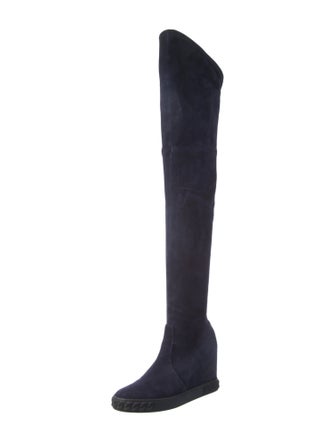 Casadei Suede Sock Boots