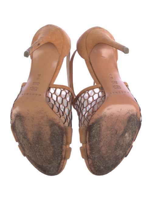 Casadei Suede T-Strap Pumps