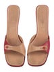 Casadei Leather Slides