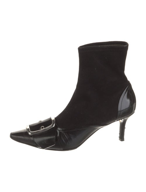 Casadei Patent Leather Sock Boots