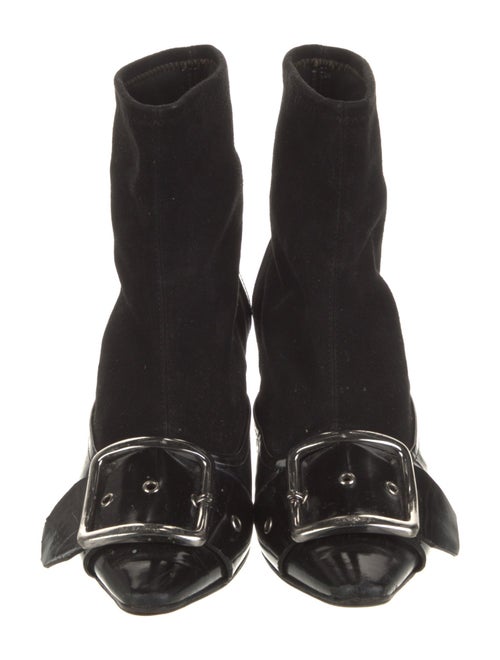 Casadei Patent Leather Sock Boots