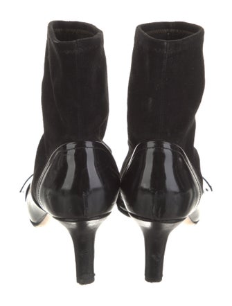 Casadei Patent Leather Sock Boots