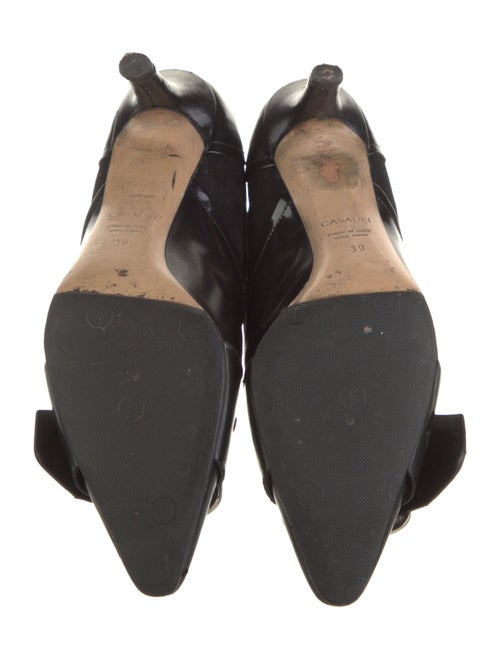 Casadei Patent Leather Sock Boots