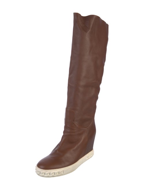 Casadei Leather Riding Boots