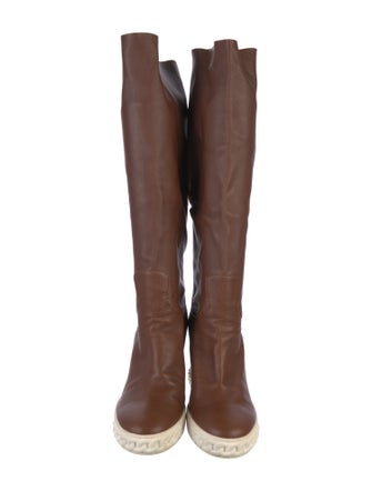 Casadei Leather Riding Boots
