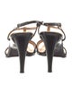 Casadei Patent Leather T-Strap Sandals