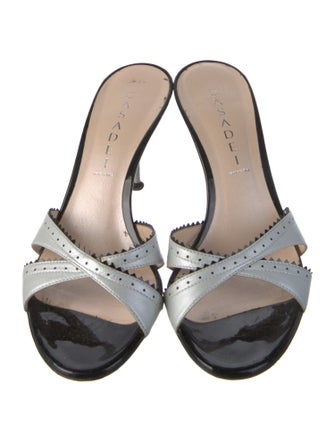 Casadei Leather Slides