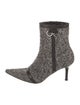 Casadei Tweed Printed Boots