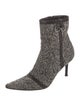 Casadei Tweed Printed Boots