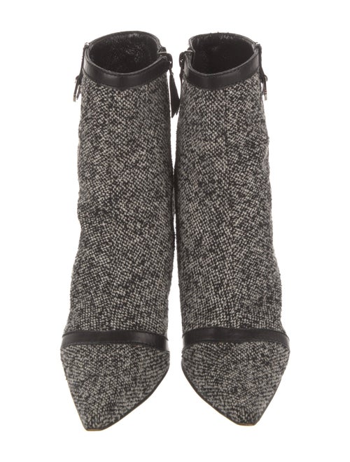 Casadei Tweed Printed Boots