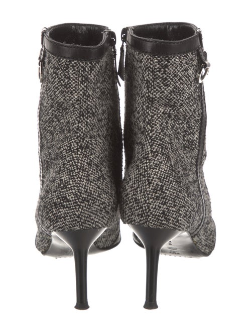 Casadei Tweed Printed Boots