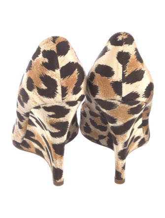 Casadei Animal Print D'Orsay Pumps