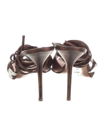 Casadei Leather Gladiator Sandals