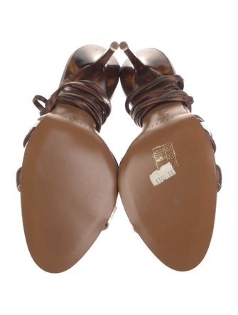 Casadei Leather Gladiator Sandals