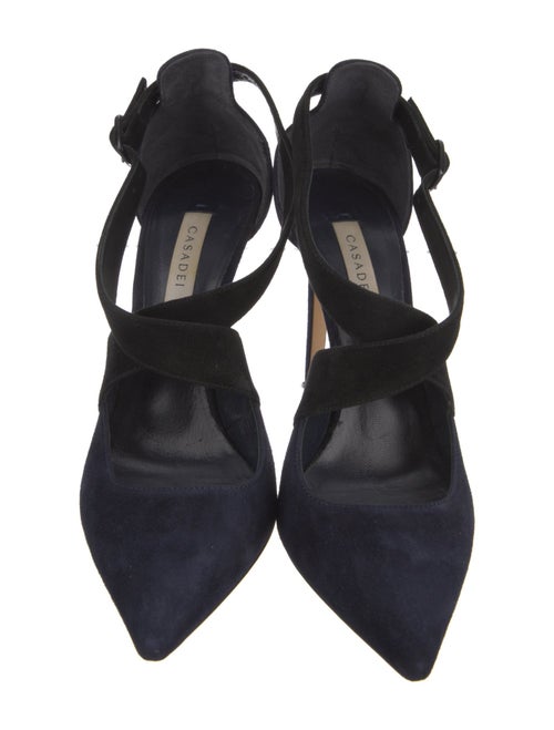 Casadei Suede D'Orsay Pumps