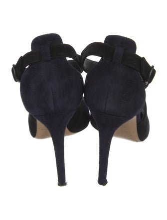 Casadei Suede D'Orsay Pumps