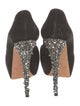 Casadei Suede Animal Print Pumps