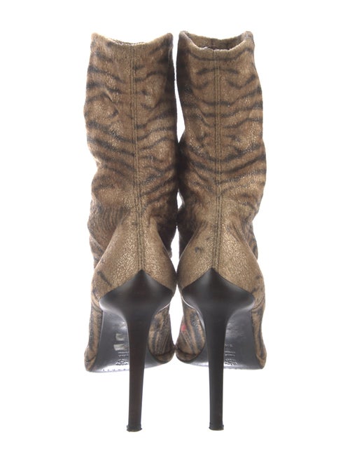 Casadei Animal Print Sock Boots