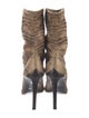 Casadei Animal Print Sock Boots