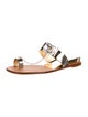 Casadei Patent Leather Slides