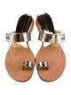 Casadei Patent Leather Slides