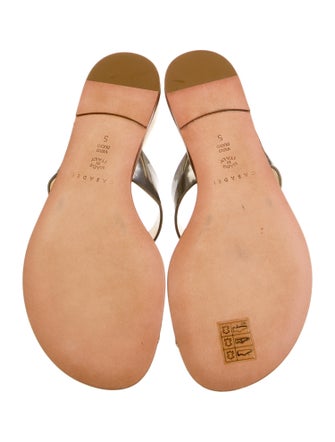 Casadei Patent Leather Slides