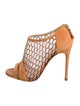 Casadei Suede Mesh Accents Pumps