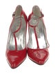 Casadei Patent Leather T-Strap Pumps