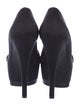 Casadei Satin Bow Accents Pumps
