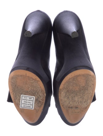 Casadei Satin Bow Accents Pumps