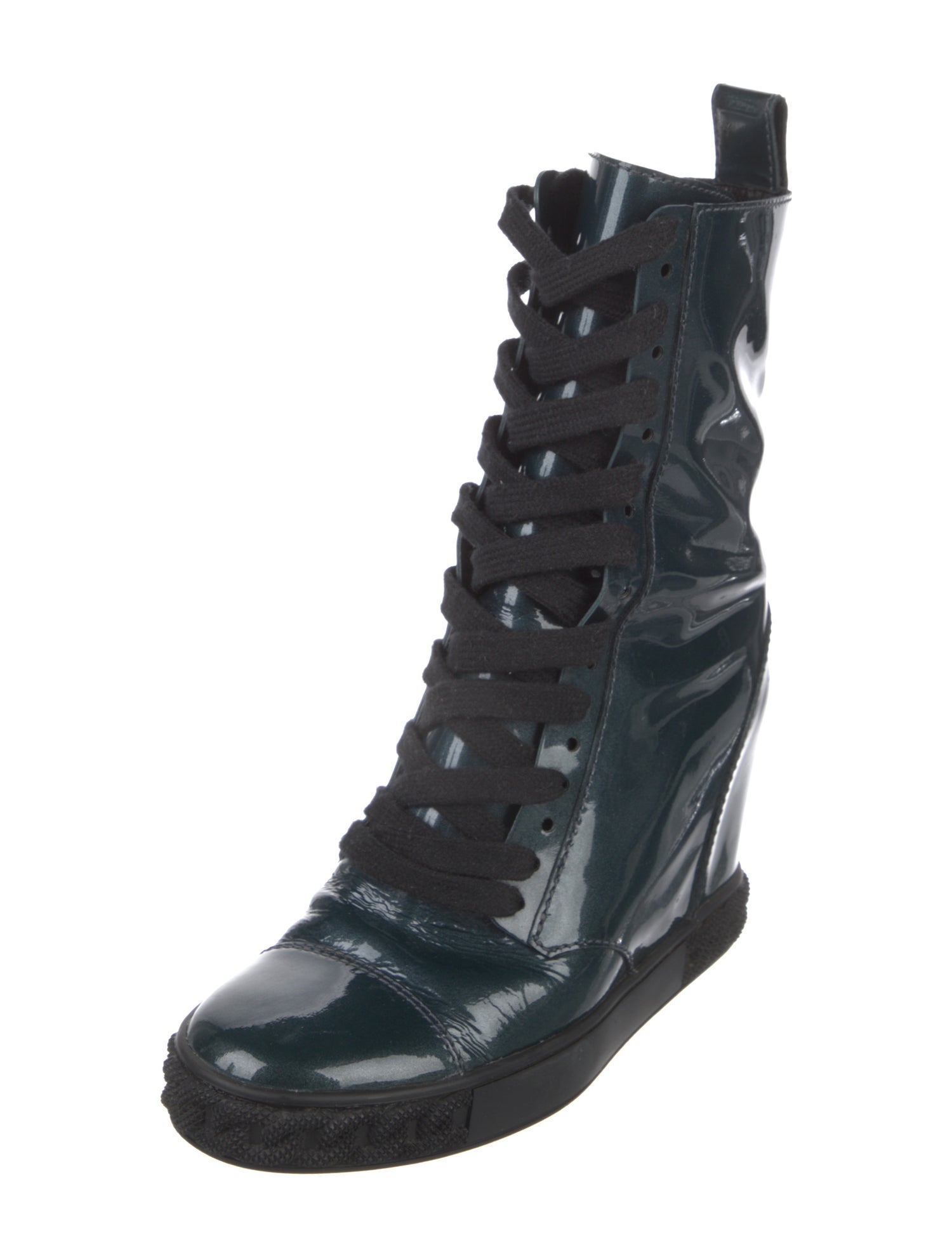 Casadei PVC Combat Boots