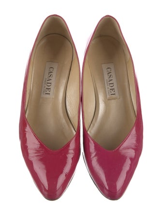 Casadei Patent Leather Ballet Flats