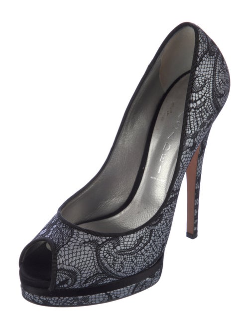 Casadei Lace Lace Pattern Pumps