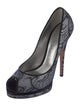 Casadei Lace Lace Pattern Pumps