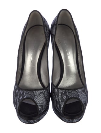 Casadei Lace Lace Pattern Pumps