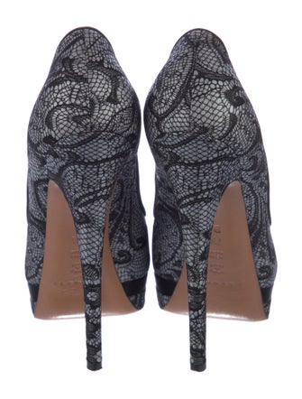 Casadei Lace Lace Pattern Pumps