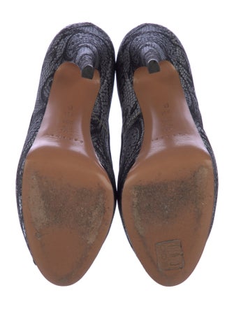 Casadei Lace Lace Pattern Pumps