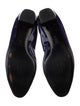 Casadei Patent Leather Bow Accents Ballet Flats