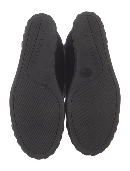 Casadei Suede Chain-Link Accents Boots