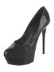 Casadei Embossed Leather Pumps