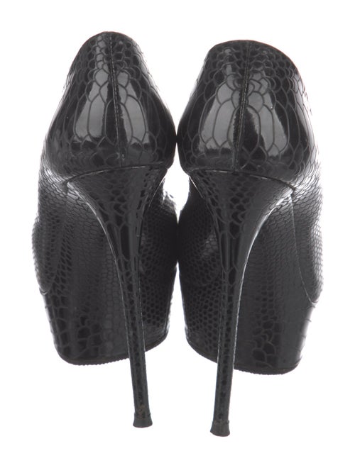 Casadei Embossed Leather Pumps