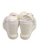 Casadei Whipstitch Trim Espadrilles
