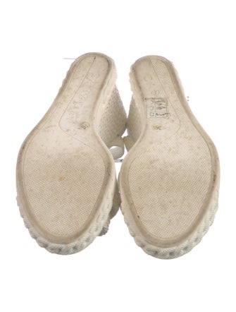 Casadei Whipstitch Trim Espadrilles