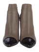Casadei Leather Colorblock Pattern Chelsea Boots