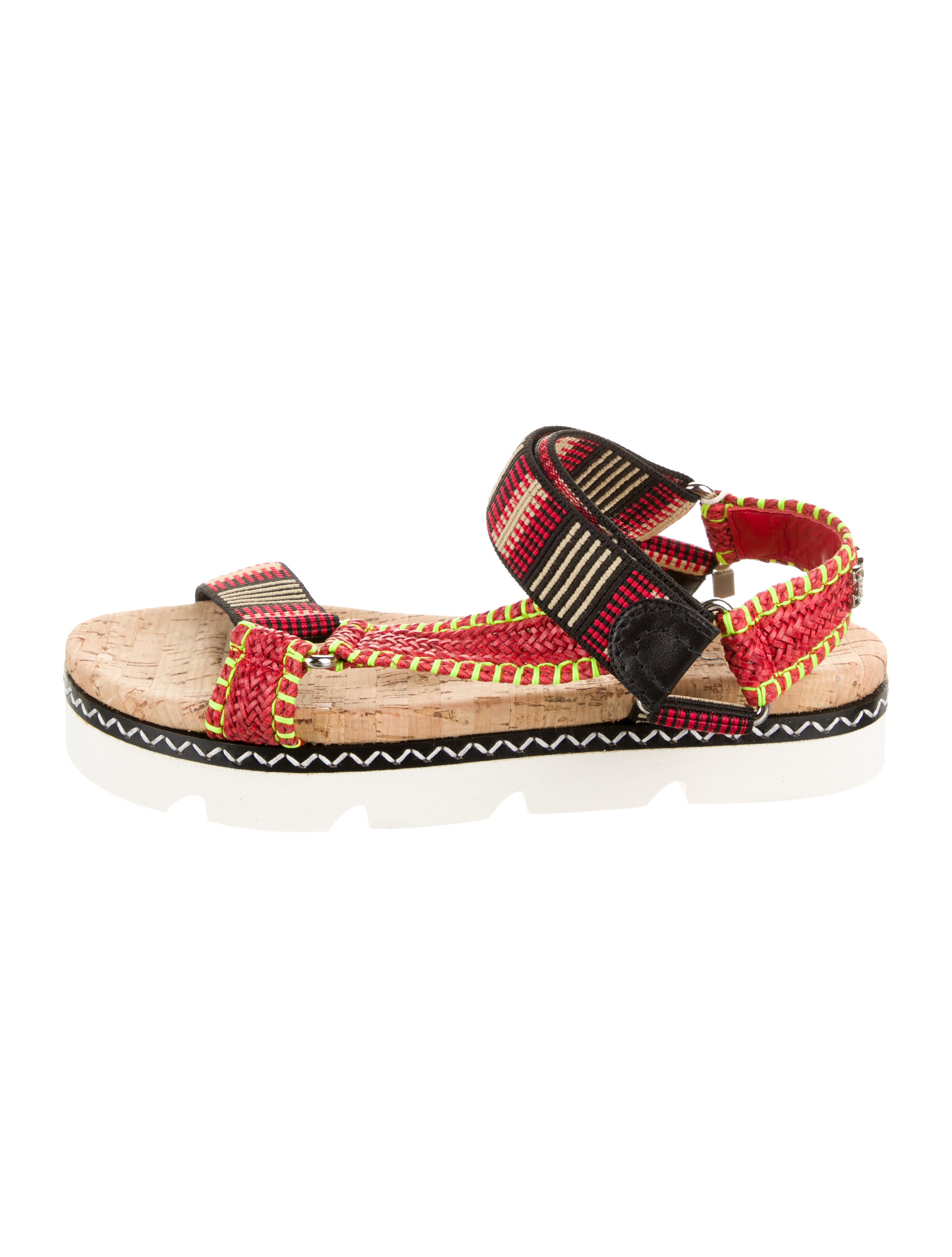 Casadei Colorblock Pattern Espadrilles w/ Tags