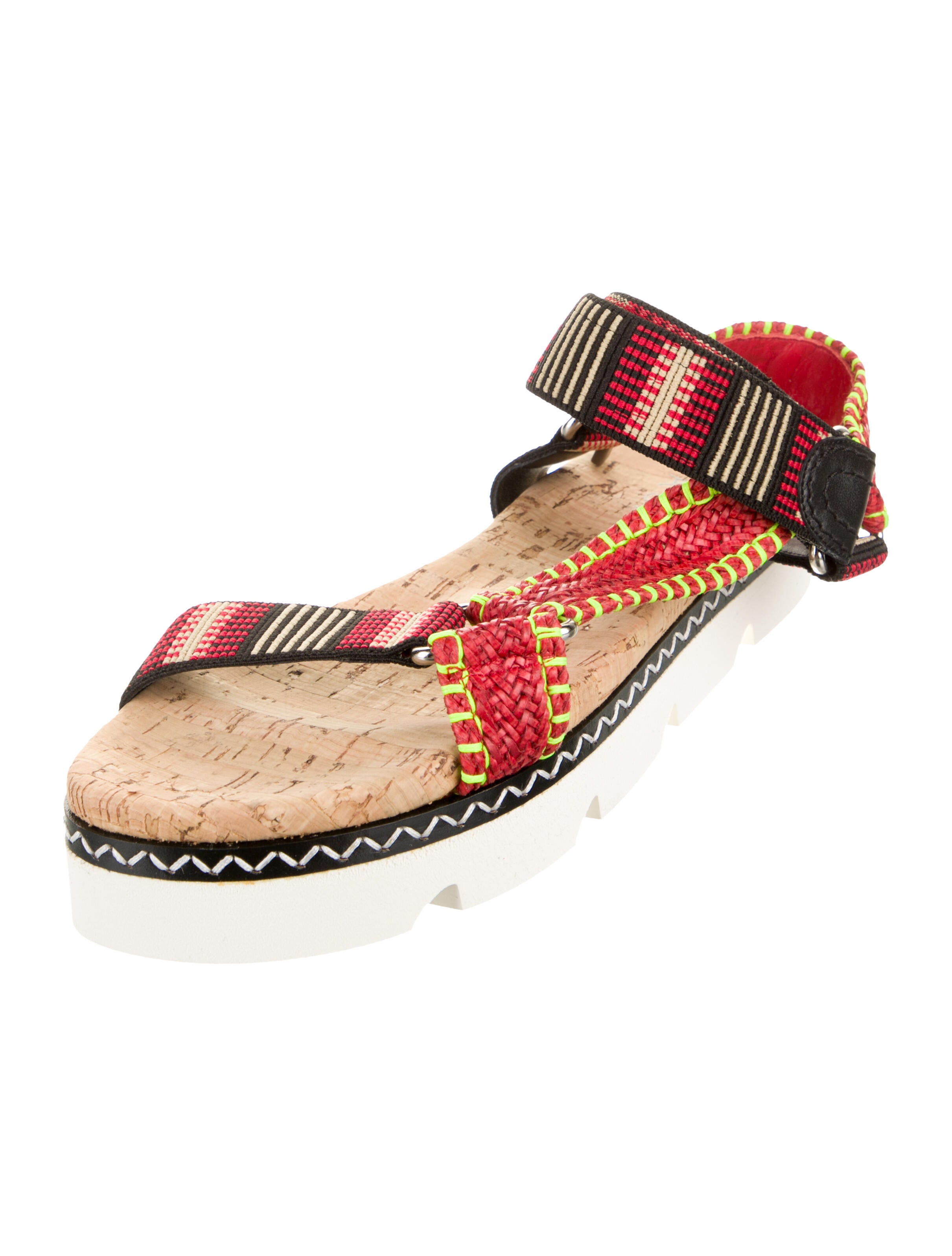 Casadei Colorblock Pattern Espadrilles w/ Tags