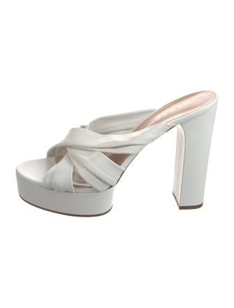 Casadei Leather Slides