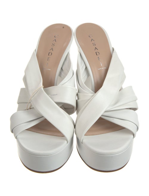 Casadei Leather Slides