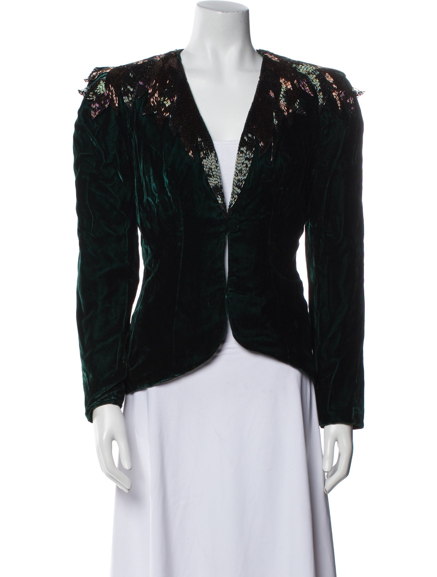Casadei Vintage Velvet Evening Jacket