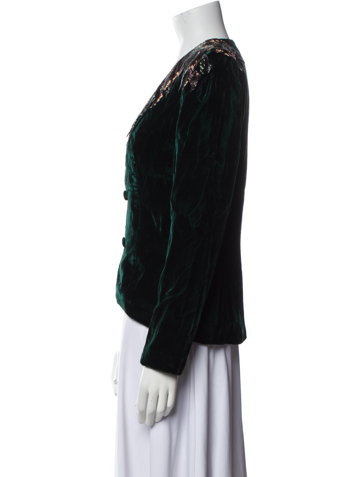 Casadei Vintage Velvet Evening Jacket